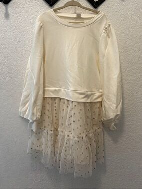 JCREW Girls Cream Dress